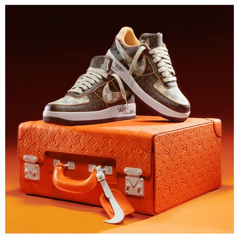 nike x louis vuitton air force 1'' & pilot case|louis vuitton air force 1 low.